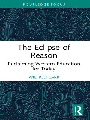 cover image of The Eclipse of Reason